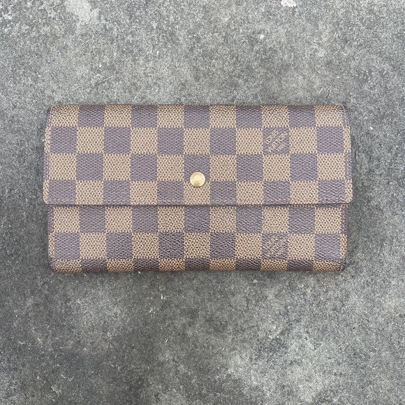 Louis Vuitton Damier Ebene International Long Wallet - Picture 1 of 12